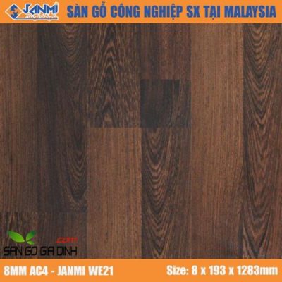 Sàn gỗ Janmi WE21 8mm bản to
