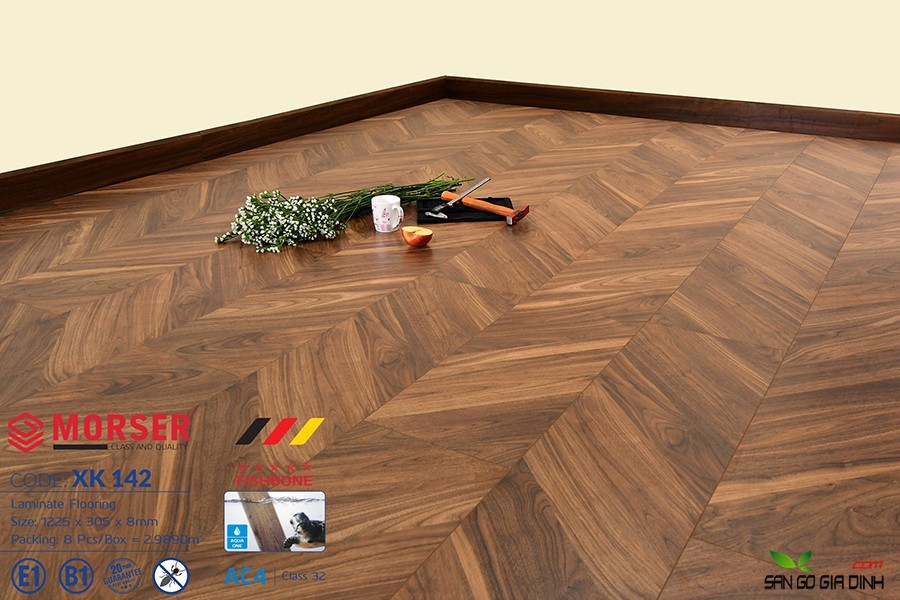 Sàn gỗ Morser Xương Cá XK142 2