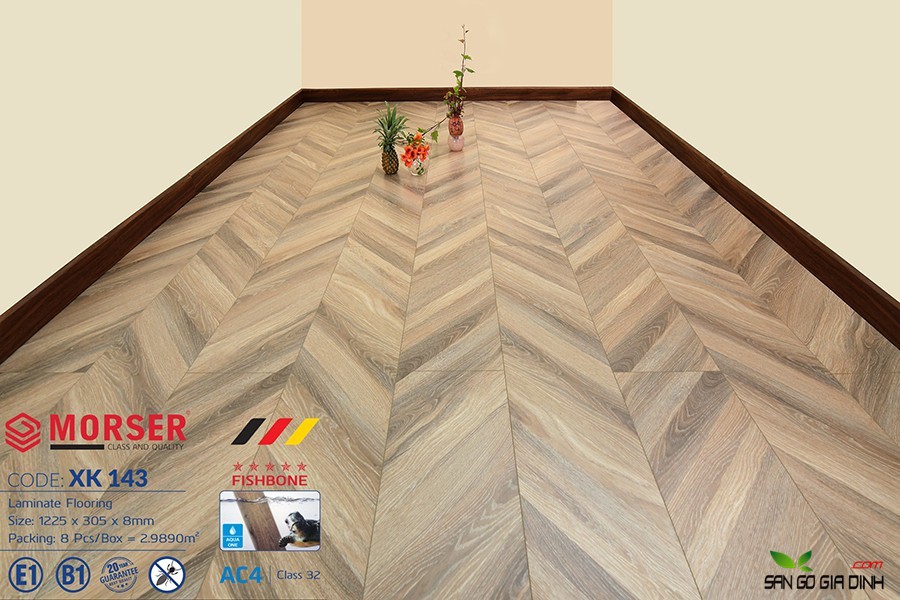 Sàn gỗ Morser Xương Cá XK143 3