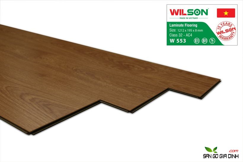 Sàn gỗ Wilson W553 - 8mm 2