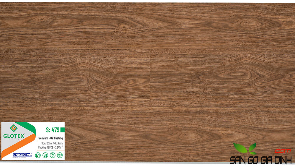 Sàn nhựa giả gỗ Glotex479-1