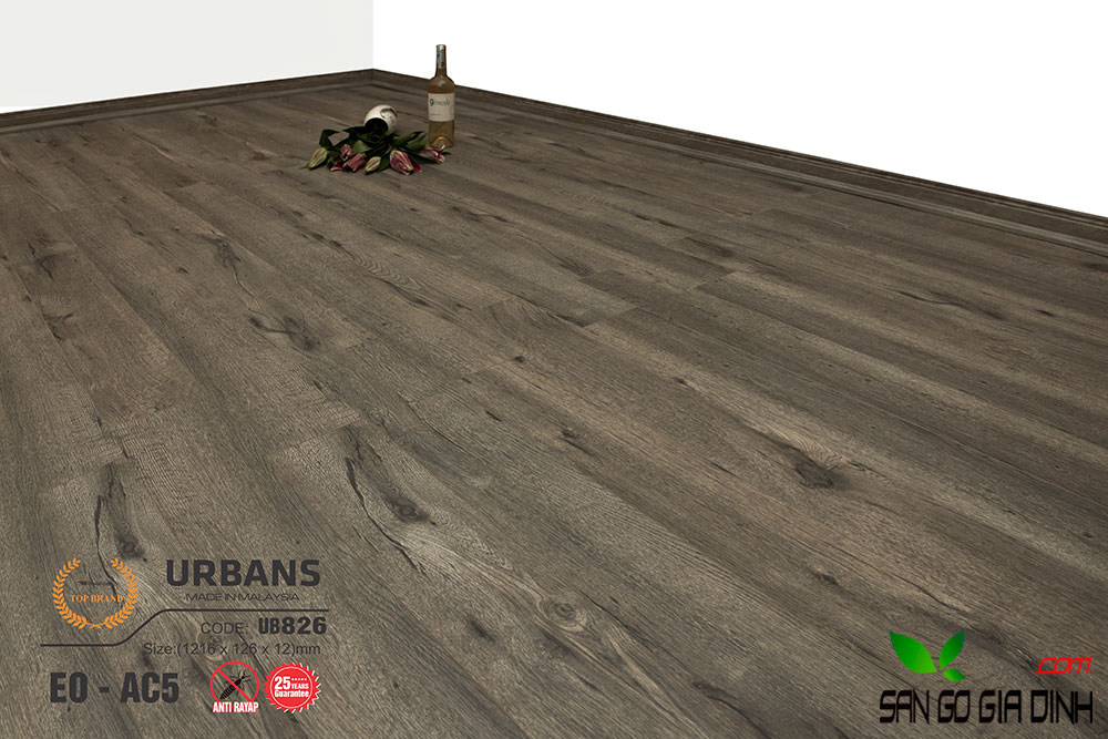 Sàn gỗ UrbansFloor 12mm UB826-1