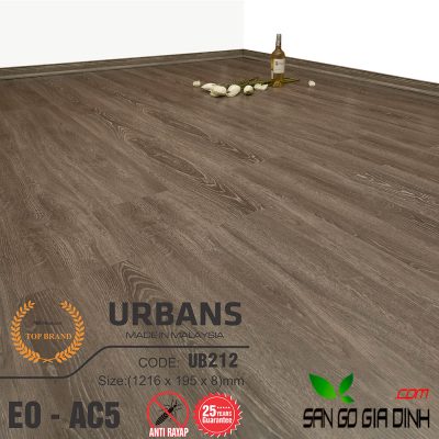 Sàn gỗ UrbansFloor 8mm UB212