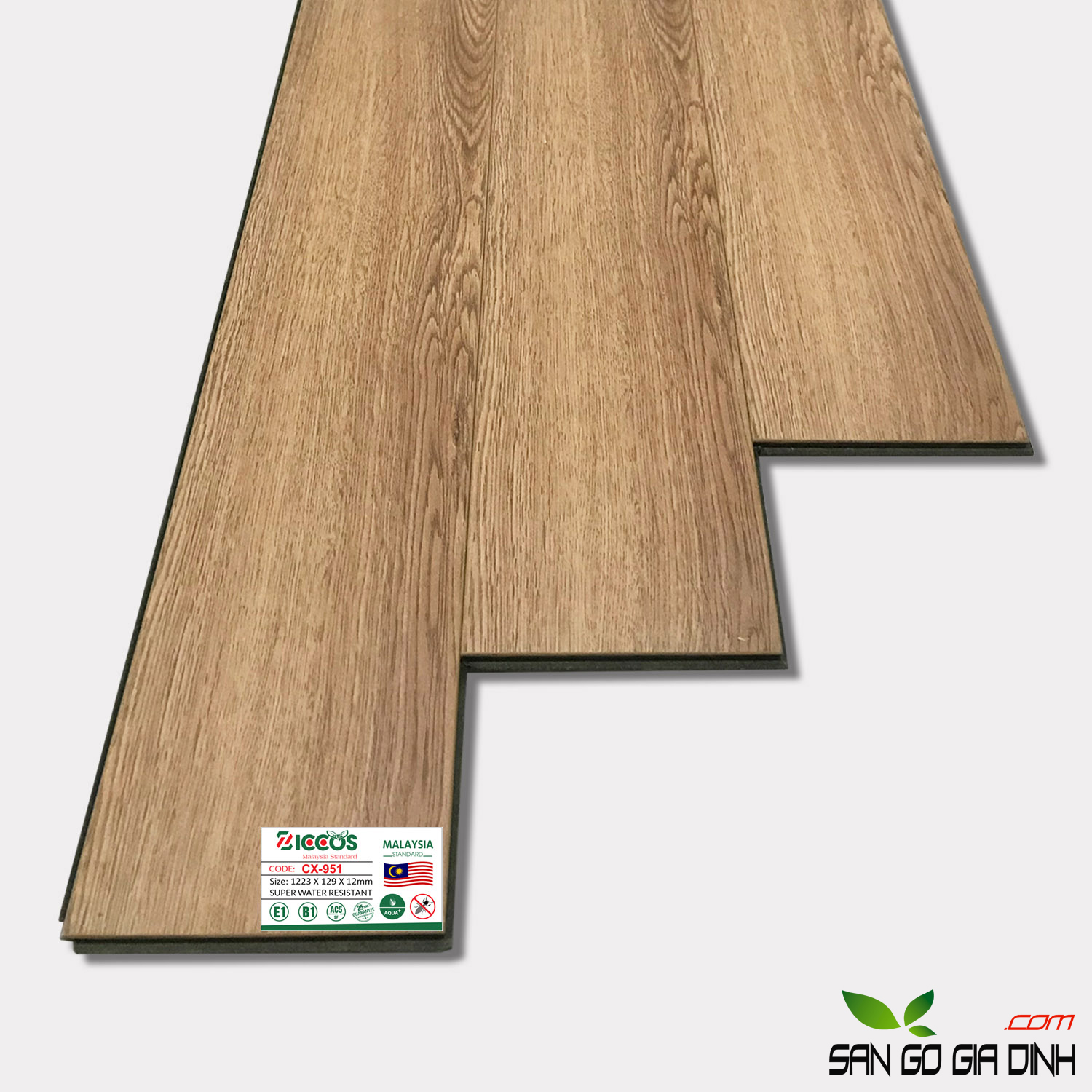 Sàn gỗ cốt xanh Ziccos CX951