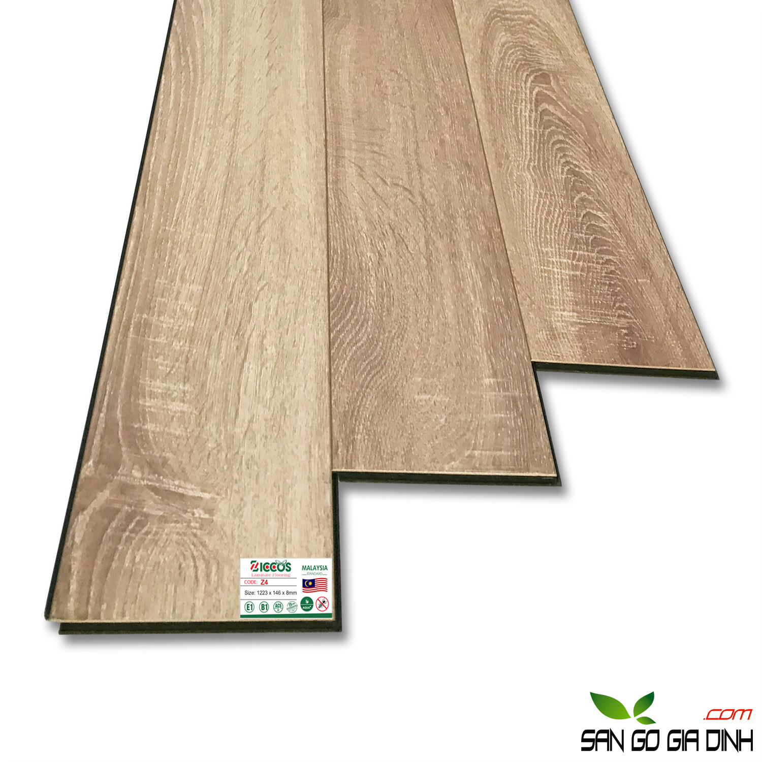 Sàn gỗ cốt xanh Ziccos Z4
