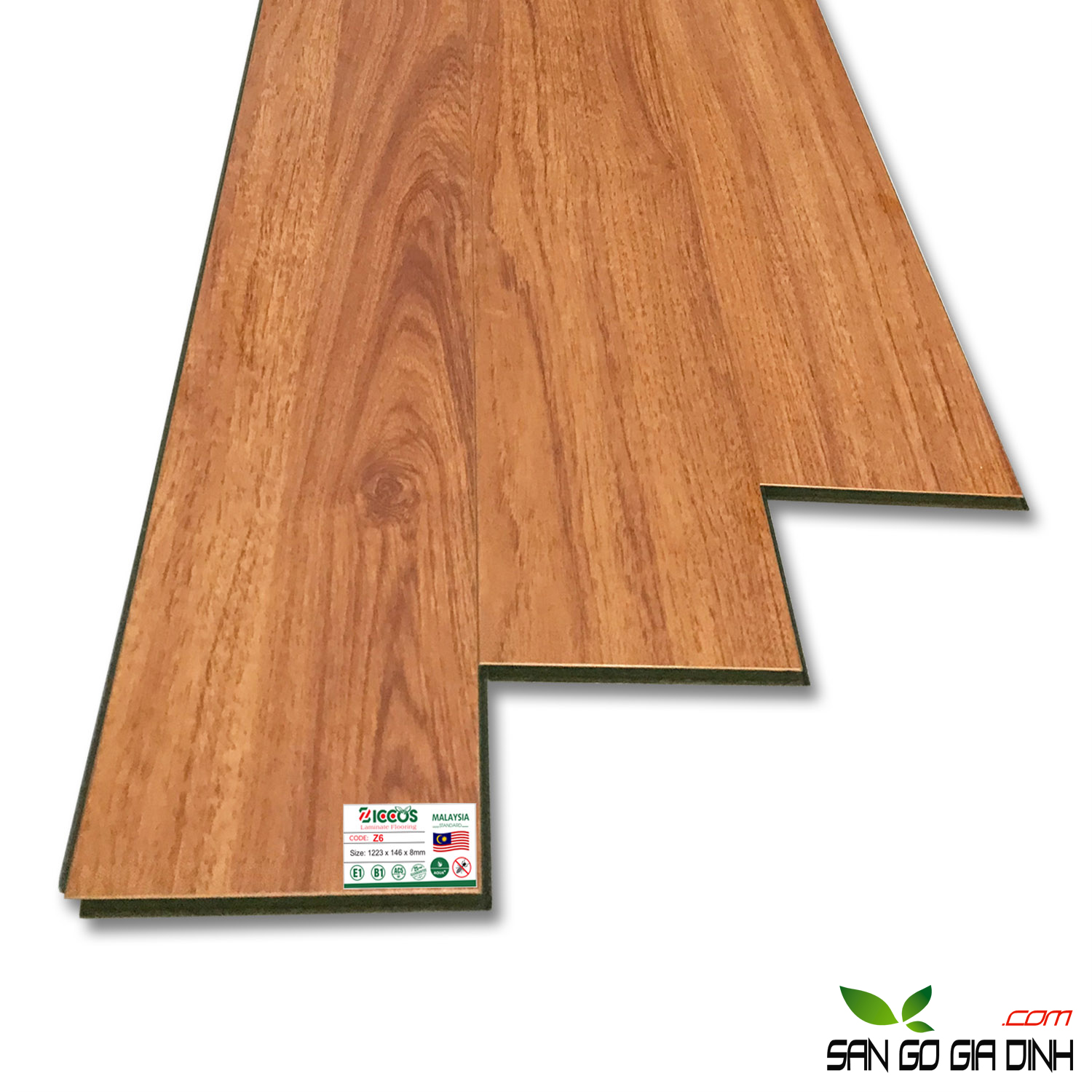 Sàn gỗ cốt xanh Ziccos Z6