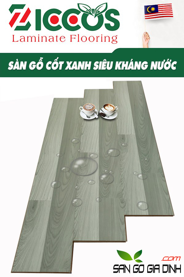 Sàn gỗ cốt xanh Ziccos