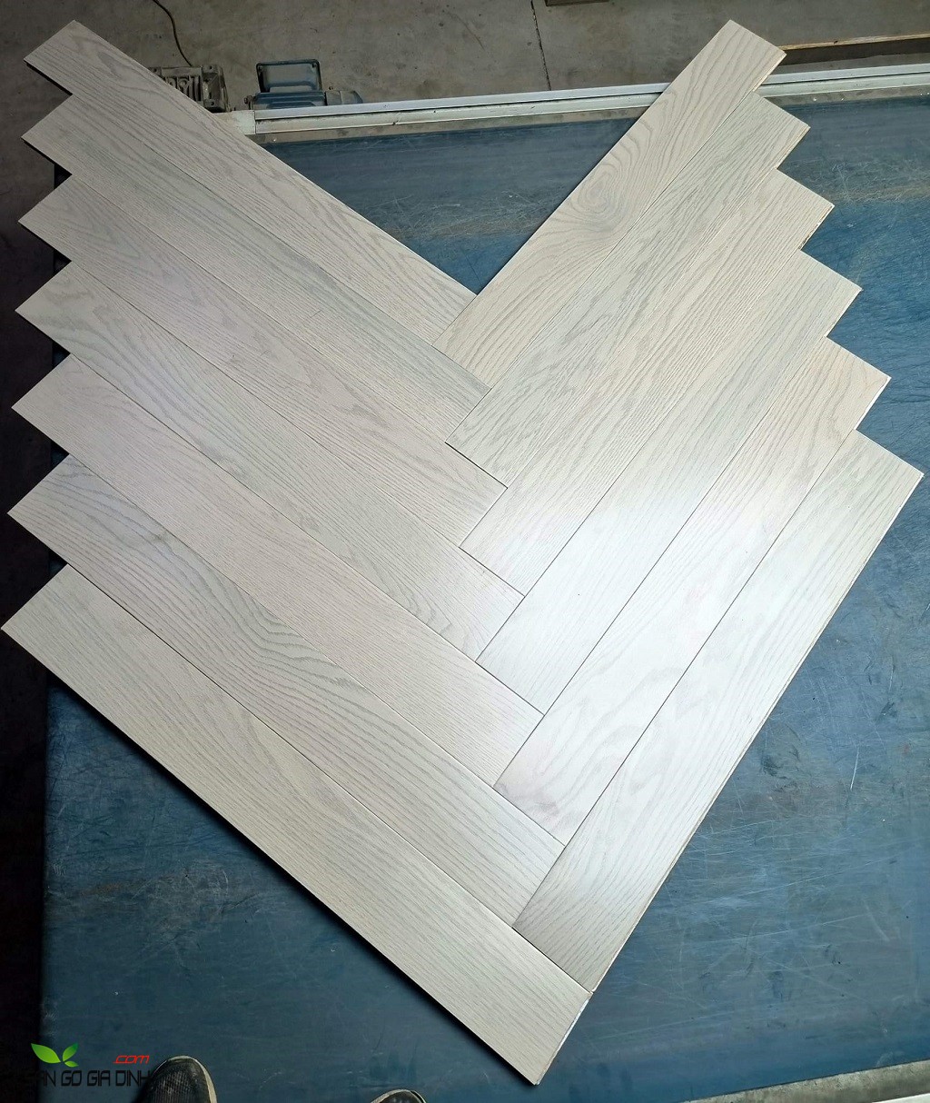 Sàn gỗ sồi trắng