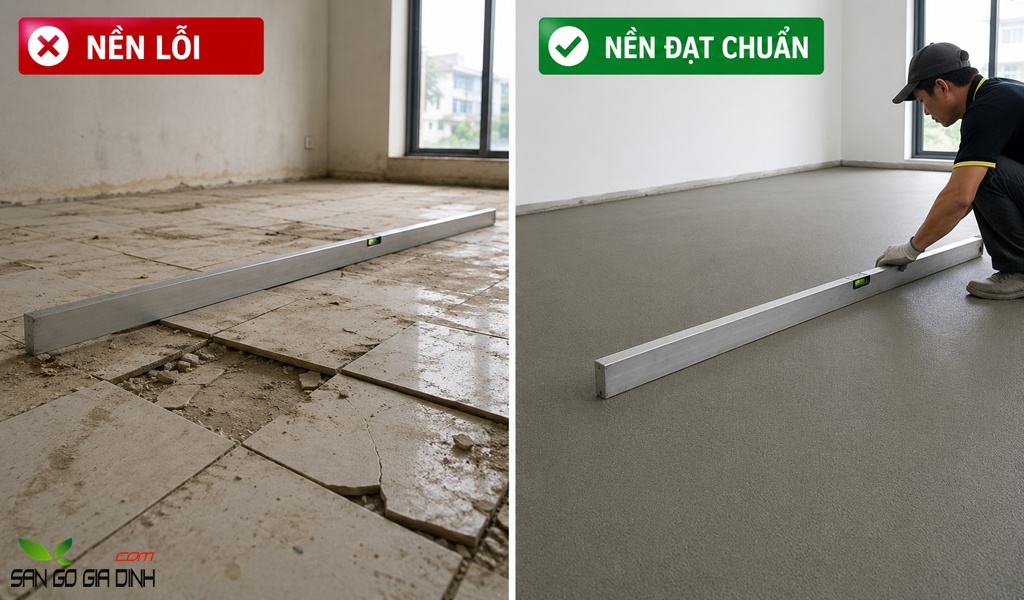 mat bang thi cong san go cong nghiep