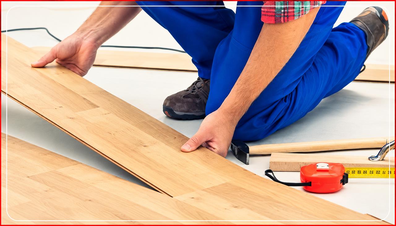 Thợ Sàn Gỗ Gia Đình lắp đặt sàn gỗ công nghiệp màu sáng