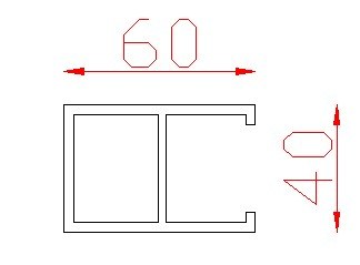Mặt cắt gỗ composite phủ film PVC Ecovina EW60T40F