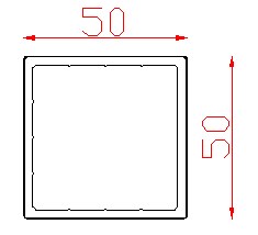 Mặt cắt sản phẩm EW50T50 Ecovina