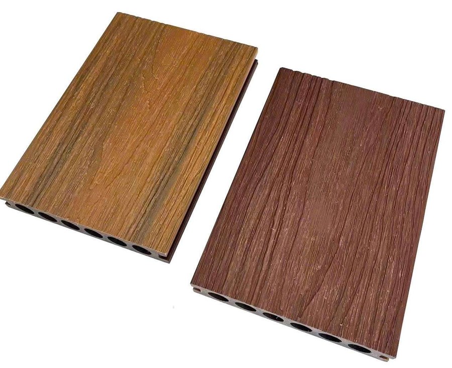 Sàn ngoài trời PE 2 lớp lỗ tròn vân 3D (dòng cao cấp) EW138T23 Ecovina
