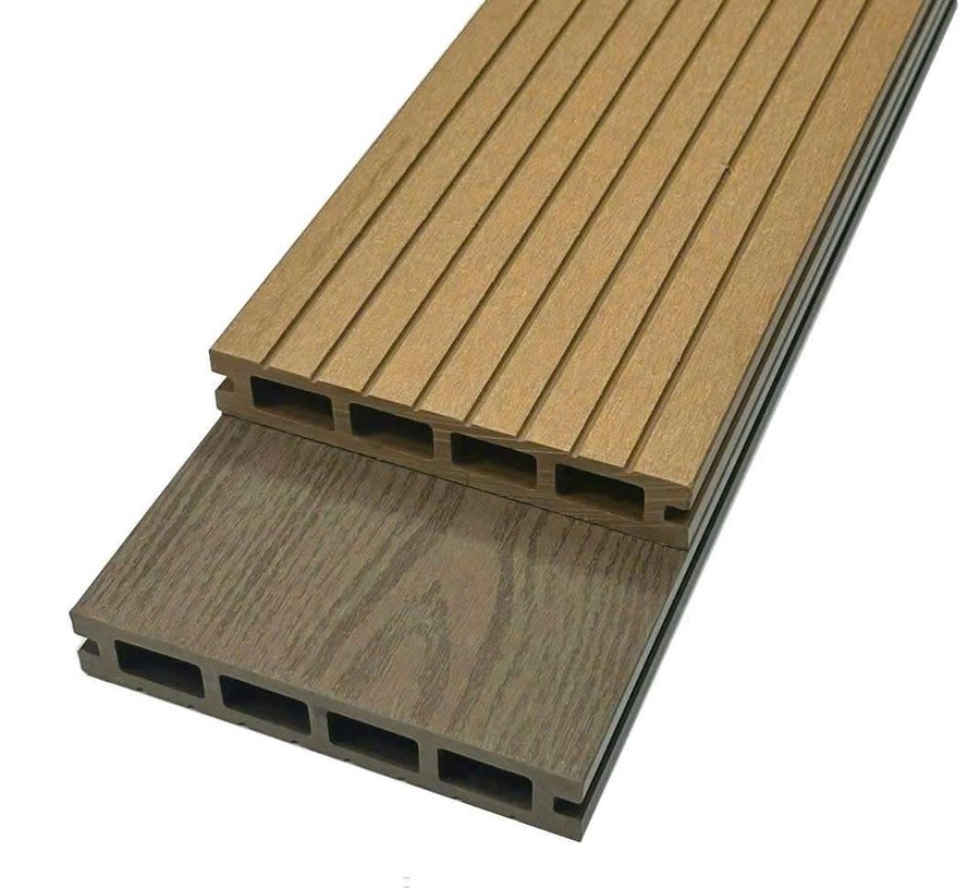 Sàn ngoài trời PE 1 lớp lỗ chữ nhật EW140H25 Ecovina