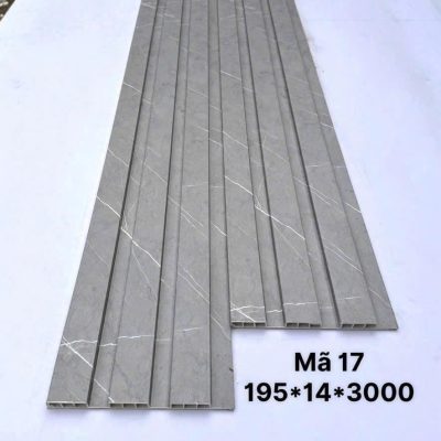 Lam sóng PVC 3 sóng thấp mã 17, quy cách 14 × 195 × 3000mm
