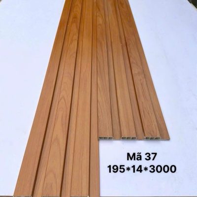 Lam sóng PVC 3 sóng thấp mã 37, quy cách 14 × 195 × 3000mm