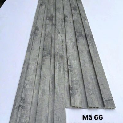 Lam sóng PVC 3 sóng thấp mã 66, quy cách 14 × 195 × 3000mm