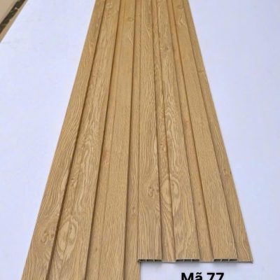 Lam sóng PVC 3 sóng thấp mã 77, quy cách 14 × 195 × 3000mm