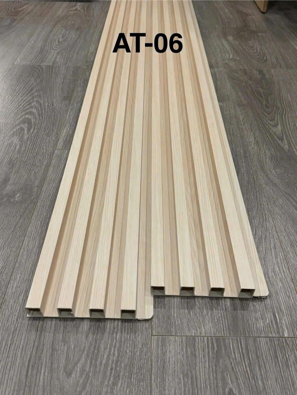 Lam sóng PVC 4 sóng cao mã AT-06, quy cách 17 × 155 × 2900mm
