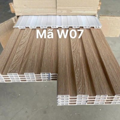 Lam sóng PVC 4 sóng thấp mã W07, quy cách 9 × 150 × 2900mm