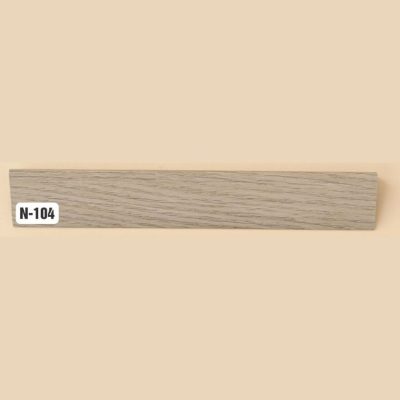 Nẹp nhựa vân gỗ mã N-104 – ảnh thật
