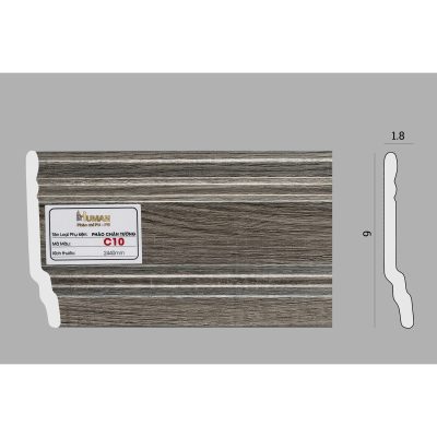 Phào chân tường PS cao 9cm mã C10 – ảnh thật