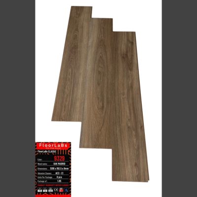 Sàn gỗ FloorLaBs Classic 9329 Oak Madrid 8mm màu nâu gỗ sồi