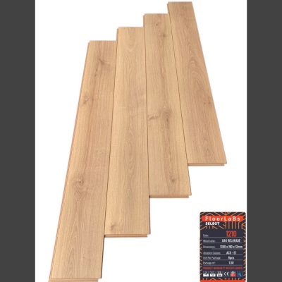 Sàn gỗ FloorLaBs Select 1210 Oak Belgrade 12mm màu vàng sồi nhạt