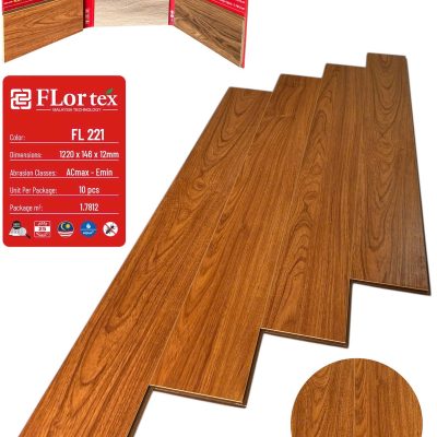 Sàn Gỗ Flortex 12mm FL221 – ảnh thật