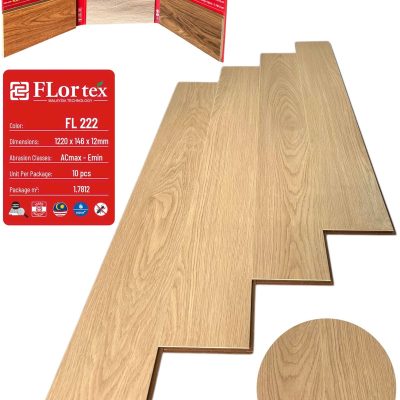 Sàn Gỗ Flortex 12mm FL222 – ảnh thật