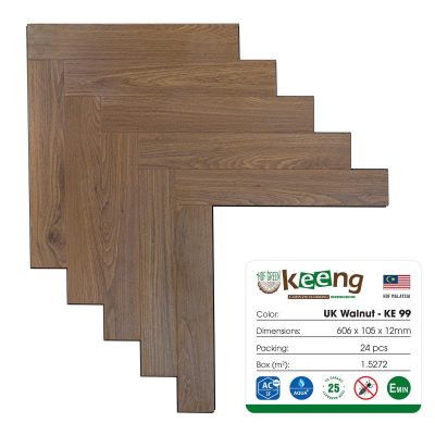 Sàn Gỗ Goxa Xương cá cốt xanh (Keeng) 12mm KEXC99 – ảnh thật