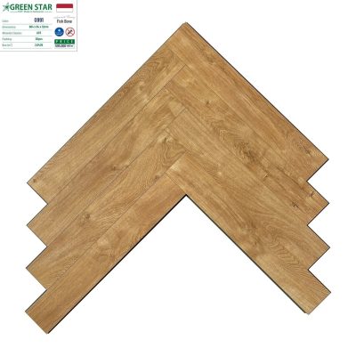 Sàn Gỗ Green Star Xương cá 12mm G991 – ảnh thật