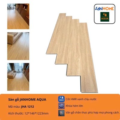 Sàn Gỗ Janhome Aqua JHA1212 – ảnh thật