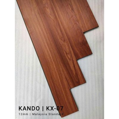 Sàn gỗ Kando Aqua+ KX-07 cốt xanh 12mm – ảnh thật