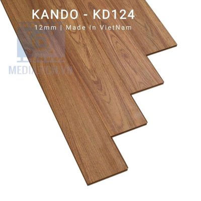 Sàn gỗ Kando KD124 cốt thường 12mm – ảnh thật