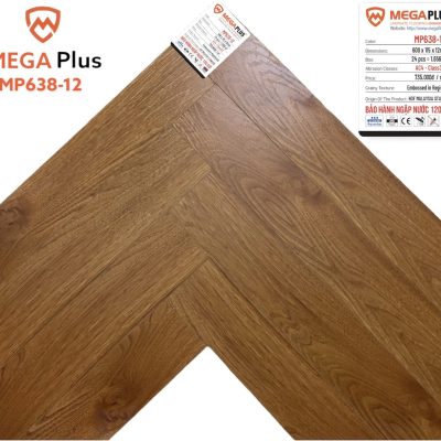 Sàn Gỗ Mega Plus Xương cá 12mm MP638 – ảnh thật