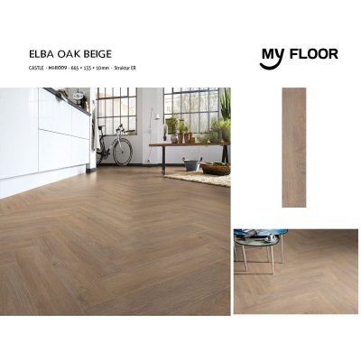 Sàn Gỗ My Floor Castle MH1009 Elba Oak Beige 10mm – ảnh thật