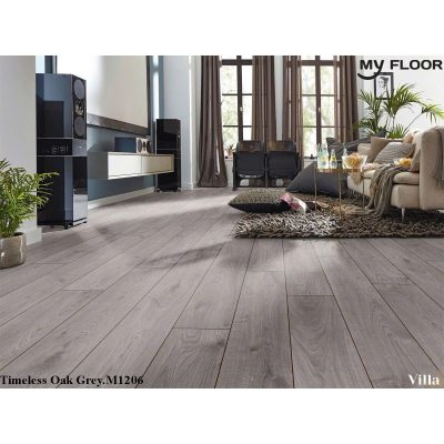 Sàn Gỗ My Floor Villa M1206 Timeless Oak Grey 12mm – ảnh thật