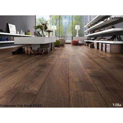 Sàn Gỗ My Floor Villa M1221 Pettersson Oak Dark 12mm – ảnh thật