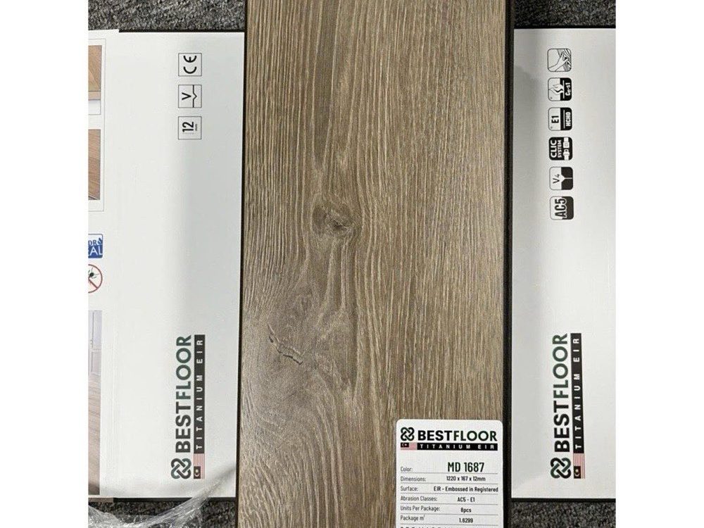 Sàn gỗ Bestfloor Titanium EIR MD1687 12mm