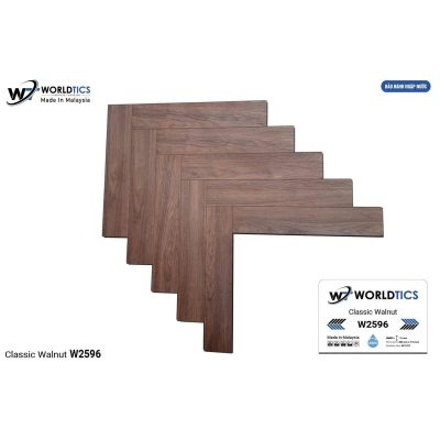 Sàn Gỗ Worldtics Xương cá 12mm W2596 – ảnh thật