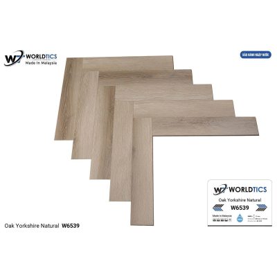 Sàn Gỗ Worldtics Xương cá 12mm W6539 – ảnh thật