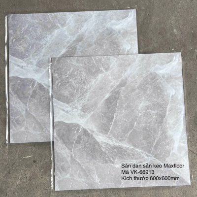 Sàn Nhựa Dán Keo Vuông Maxfloor VK-66913 (600×600mm) – ảnh thật