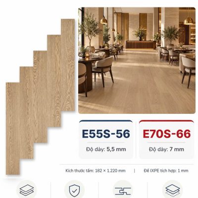 Sàn Nhựa Eurohome SPC 7mm E70S-66 – ảnh thật