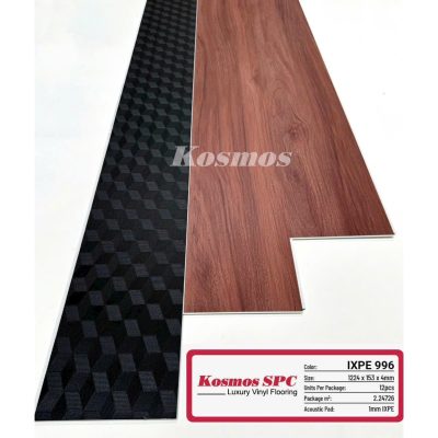 Sàn Nhựa Kosmos SPC 4mm + đế IXPE 1mm IXPE 996 – ảnh thật