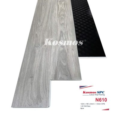 Sàn Nhựa Kosmos SPC 6mm + đế IXPE 1,5mm N610 – ảnh thật