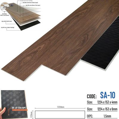 Sàn Nhựa Saturn SPC 6mm SA-10 – ảnh thật