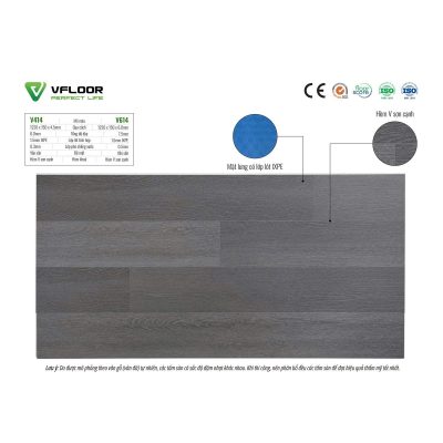 Sàn nhựa Vfloor Luxury V414 6mm – ảnh tem thật