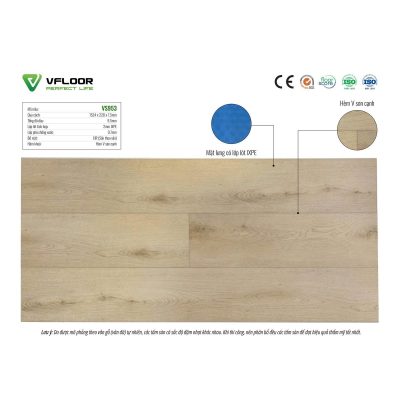 Sàn nhựa Vfloor Special VS953 9,5mm – ảnh tem thật