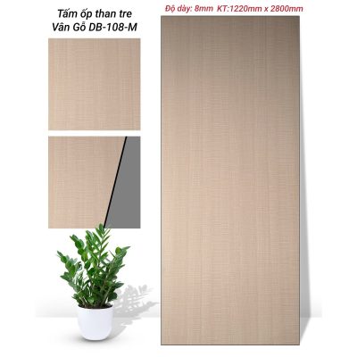 Tấm ốp tường than tre DB108-M
